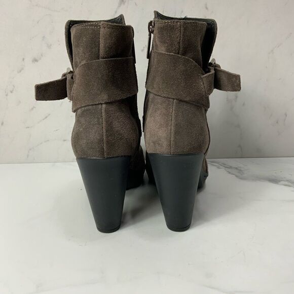 PONS QUINTANA Suede leather heel ankle boots - Picture 7 of 7